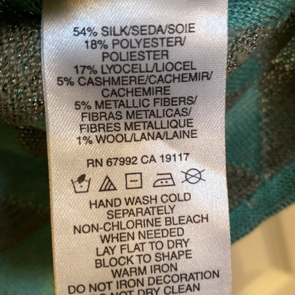 Sigrid Olsen vest with sequin trim Large - Picture 6 of 8